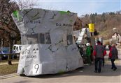 le char du G5, une &eacute;quipe de jeunes de Vulliens...