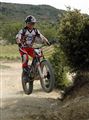 Dani s'envole sur sa Gasgas...