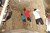 le mur de grimpe