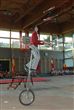 David Maillard, du cirque Helvetia, est champion du monde de monocycle !