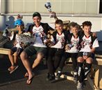 Les coureurs du Club à Vordemwald: Max, Loïc, Vincent, Damien et Kelian, un grand bravo à tous !